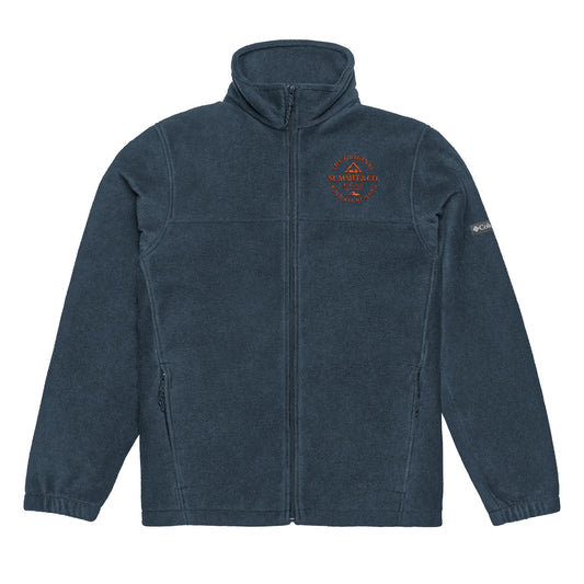 Embroidered Unisex Columbia Fleece Jacket - Cozy Outdoor Essential