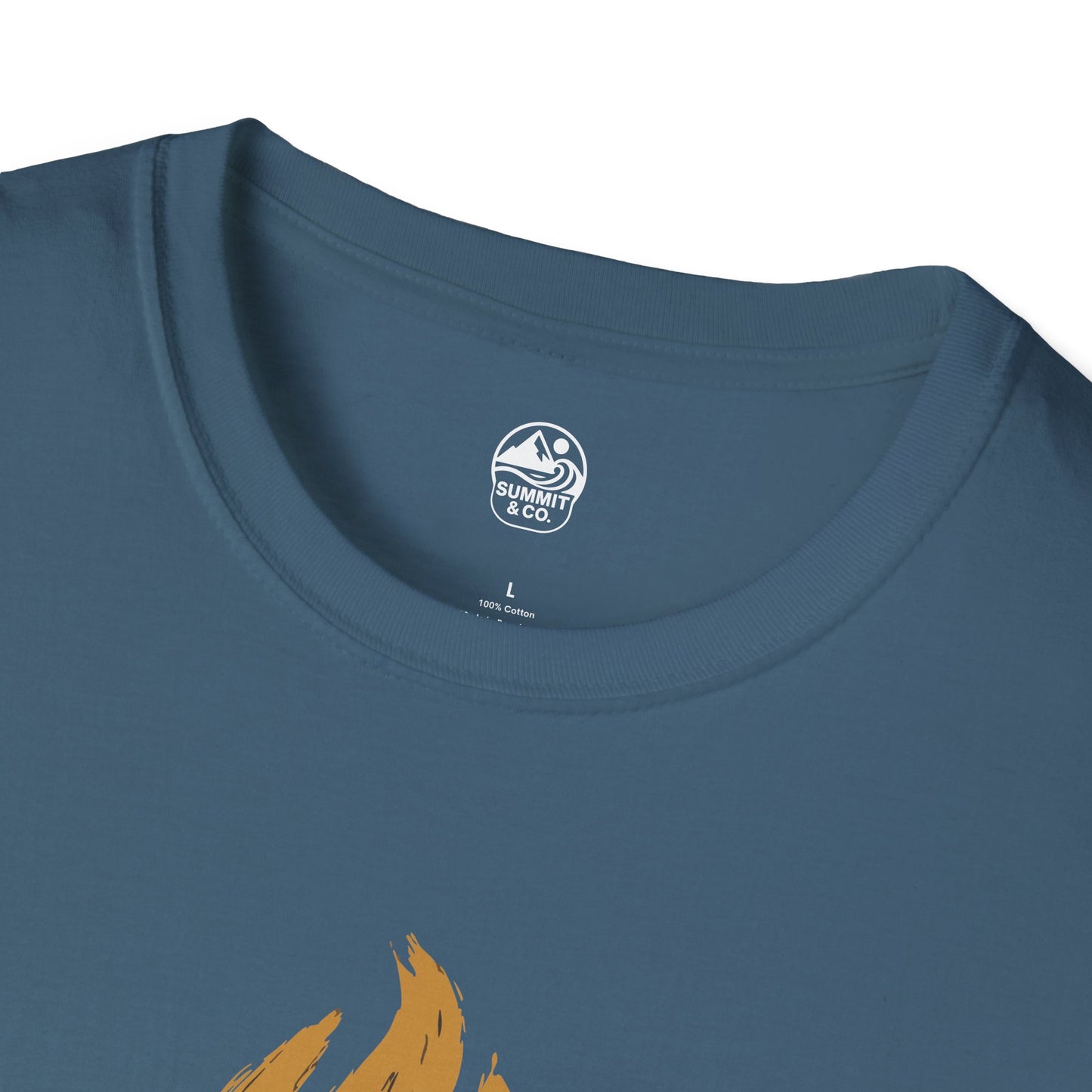 Summit&Co. Softstyle Tee- Brushed Fire