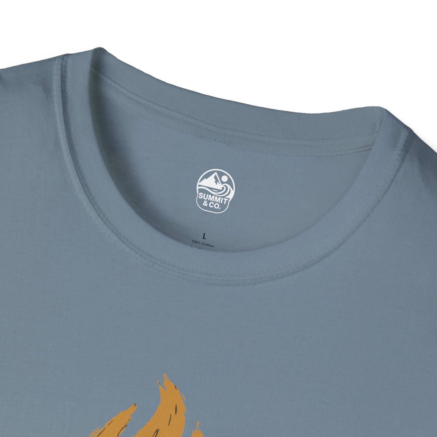 Summit&Co. Softstyle Tee- Brushed Fire