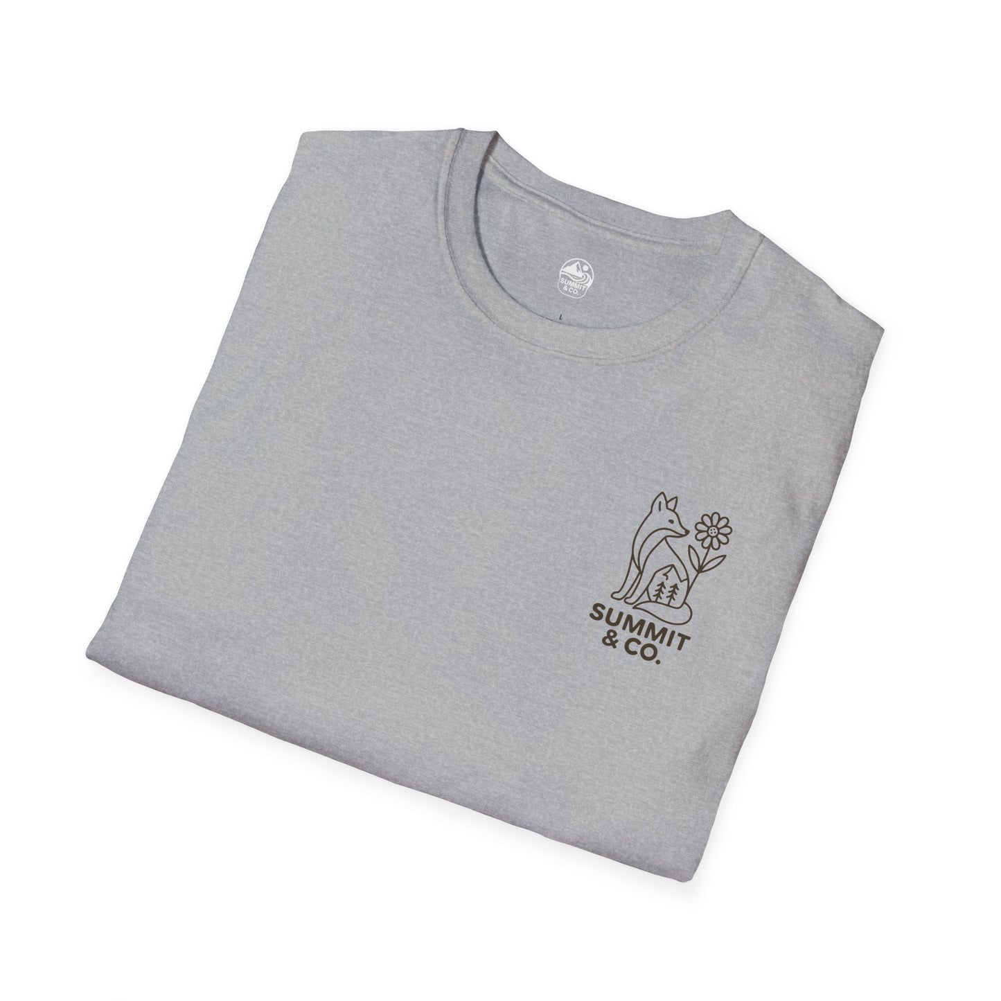 Summit&Co. Women's Softstyle Minimal Fox Tee