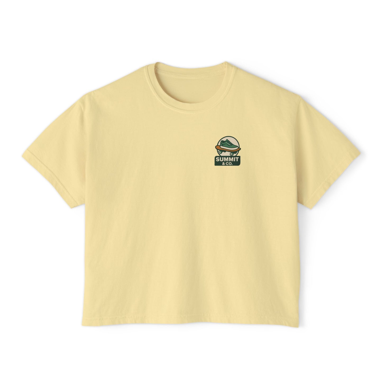 Summit&Co. Women Boxy Tee-Skate Shoe