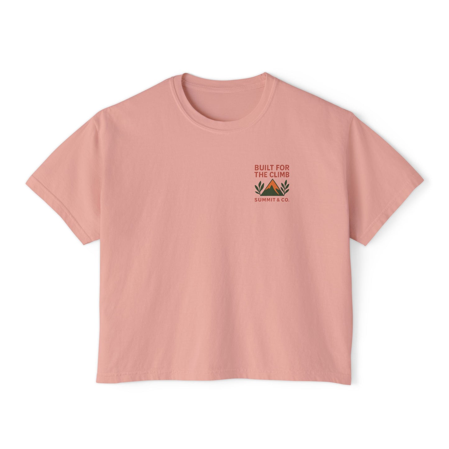 Summit&Co. Women Boxy Tee-Built For the Climb
