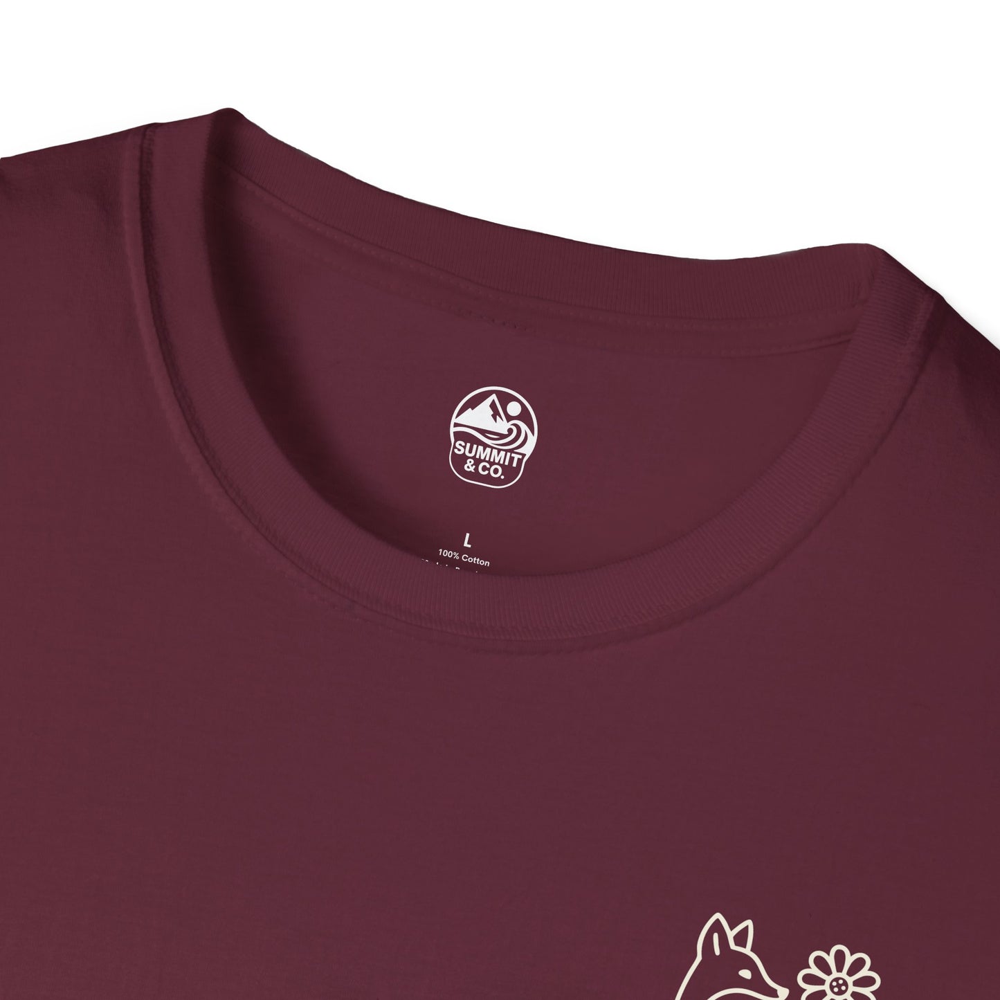 Summit&Co. Women's Softstyle Minimal Fox Tee