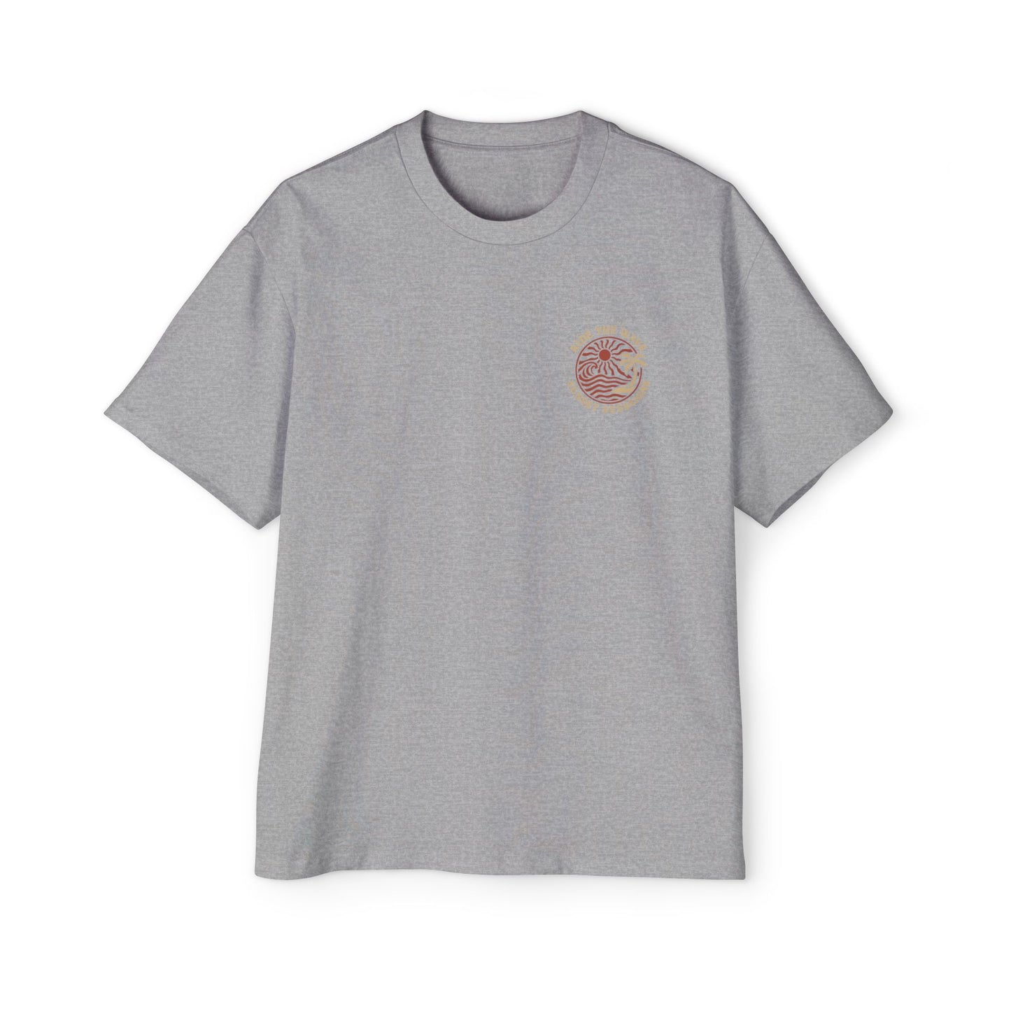 Men's Heavy Oversized Tee - Sunset Sessions