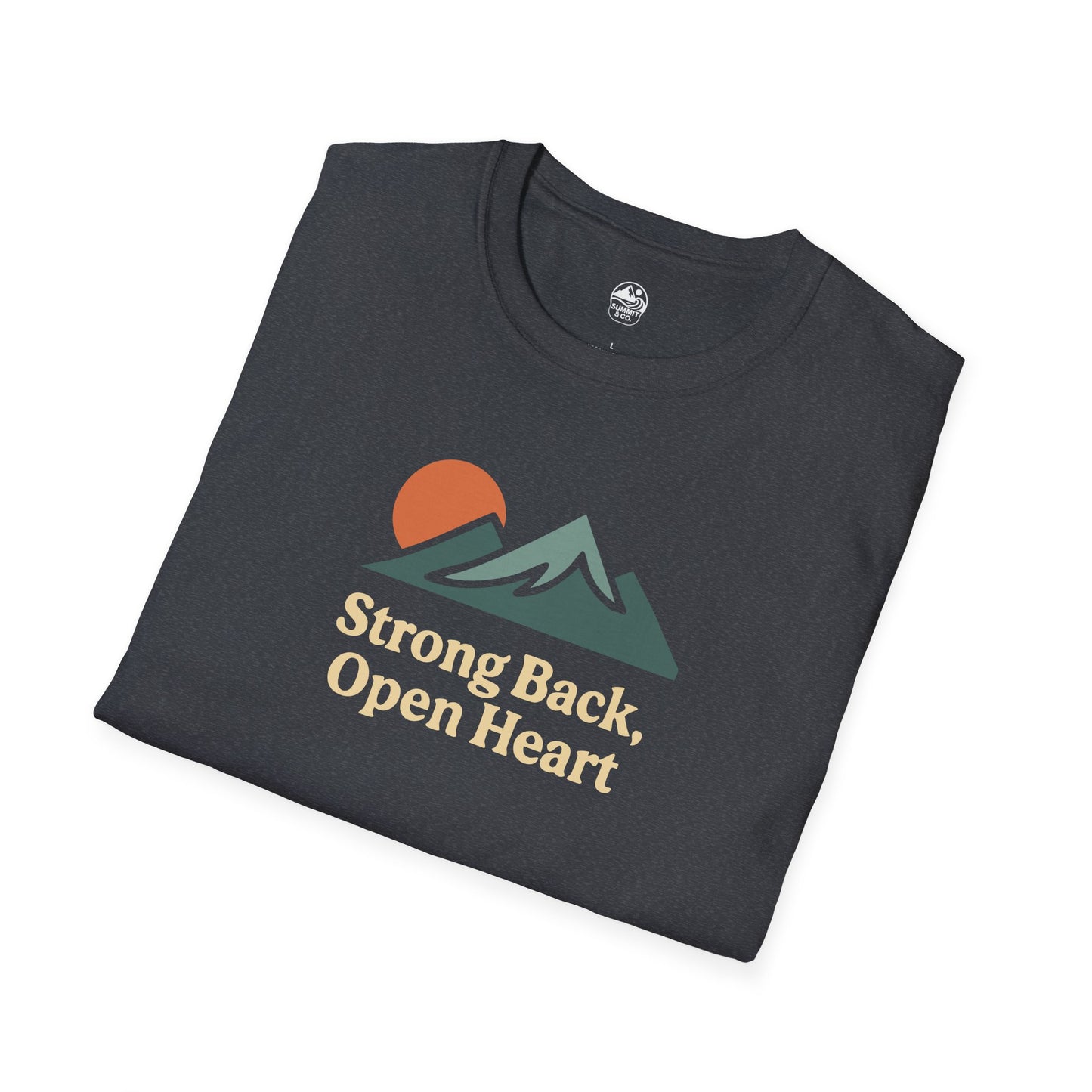 Summit&Co. Softsyle Tee-Strong Back Transparan