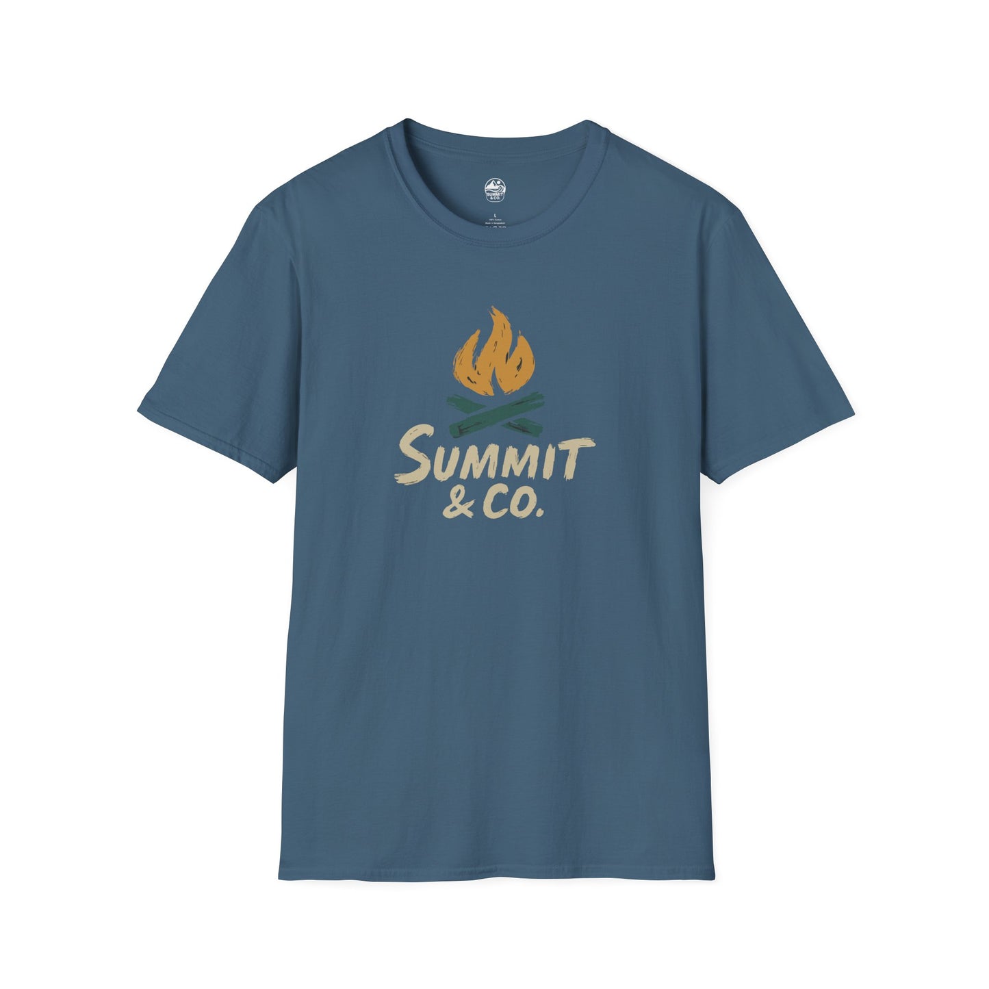 Summit&Co. Softstyle Tee- Brushed Fire