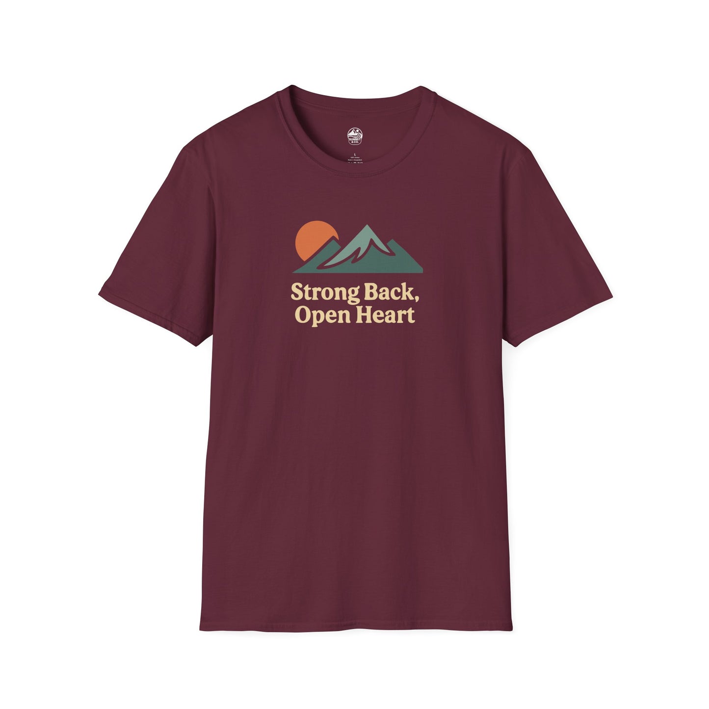 Summit&Co. Softsyle Tee-Strong Back Transparan