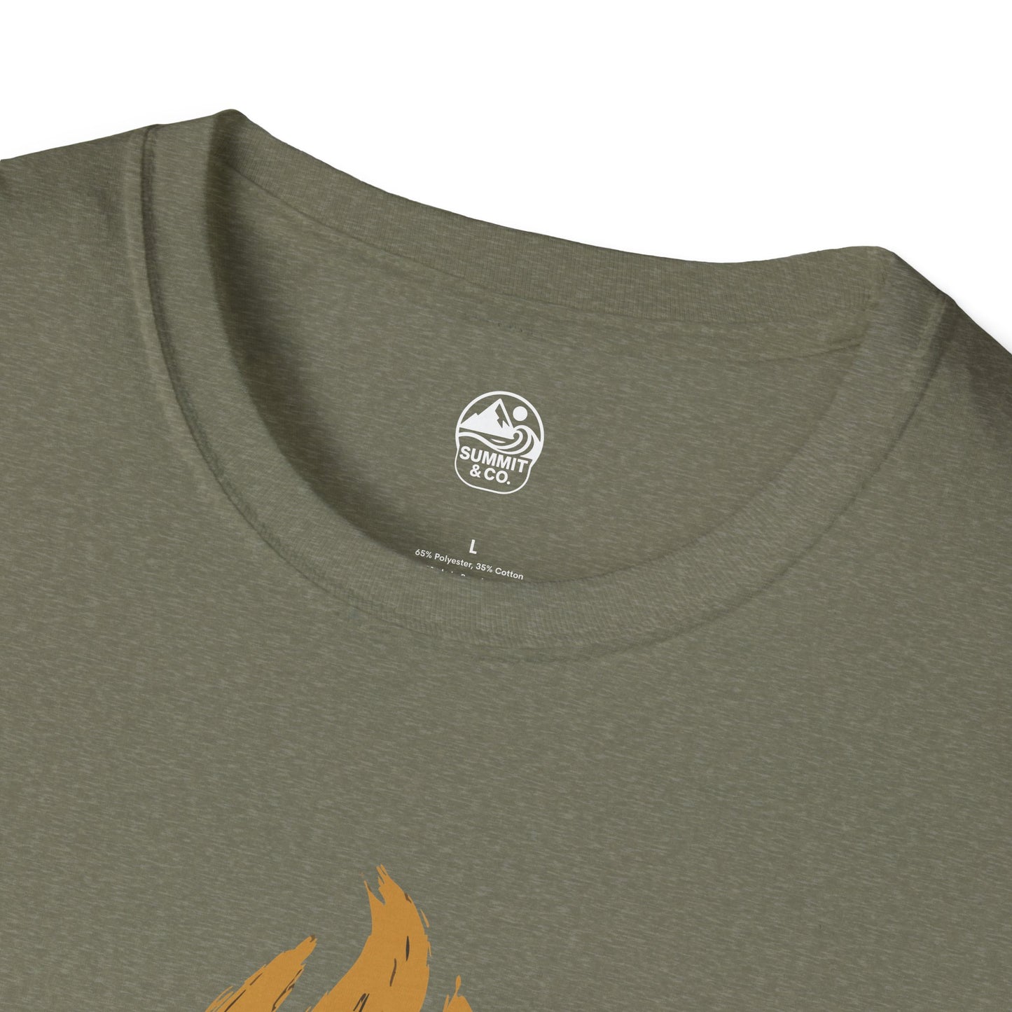 Summit&Co. Softstyle Tee- Brushed Fire