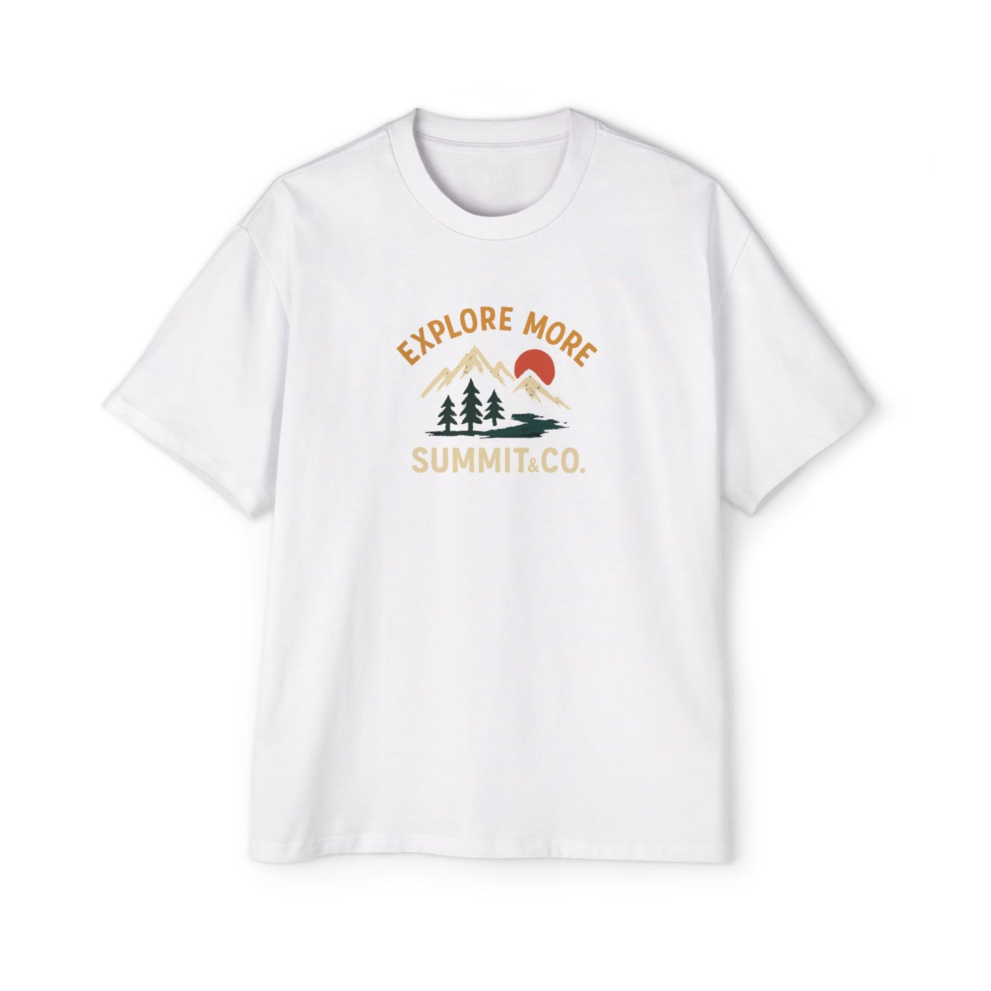 Men's Heavy Oversized Tee-Explore More