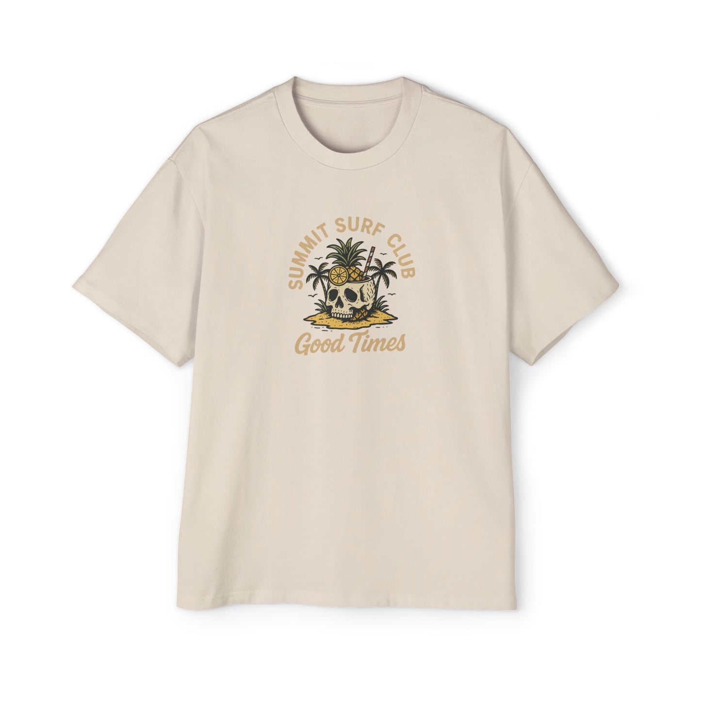 Men's Heavy Oversized Tee-Summit Surf Club