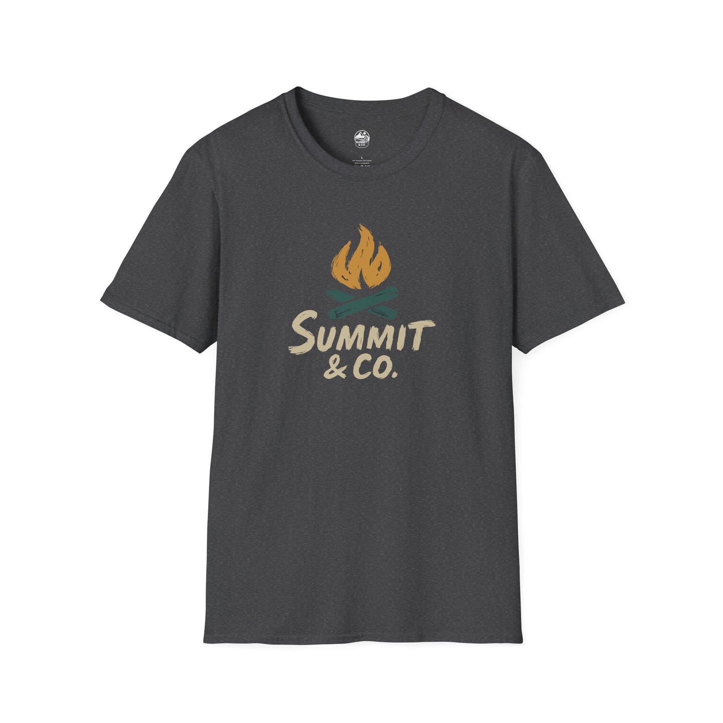 Summit&Co. Softstyle Tee- Brushed Fire
