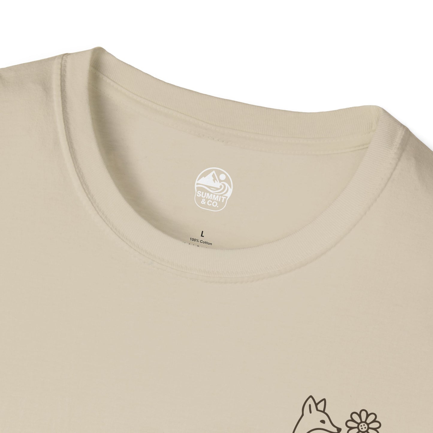 Summit&Co. Women's Softstyle Minimal Fox Tee