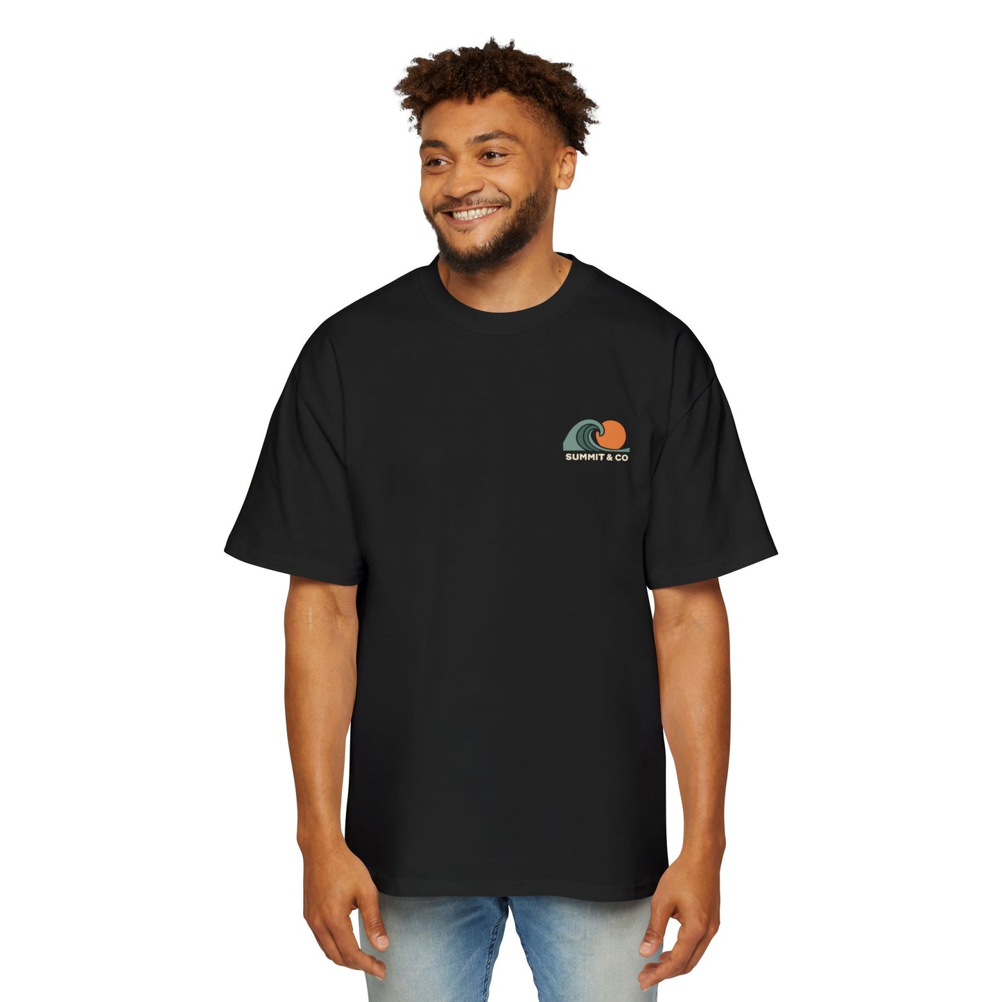 Men's Heavy Oversized Tee-Wavey
