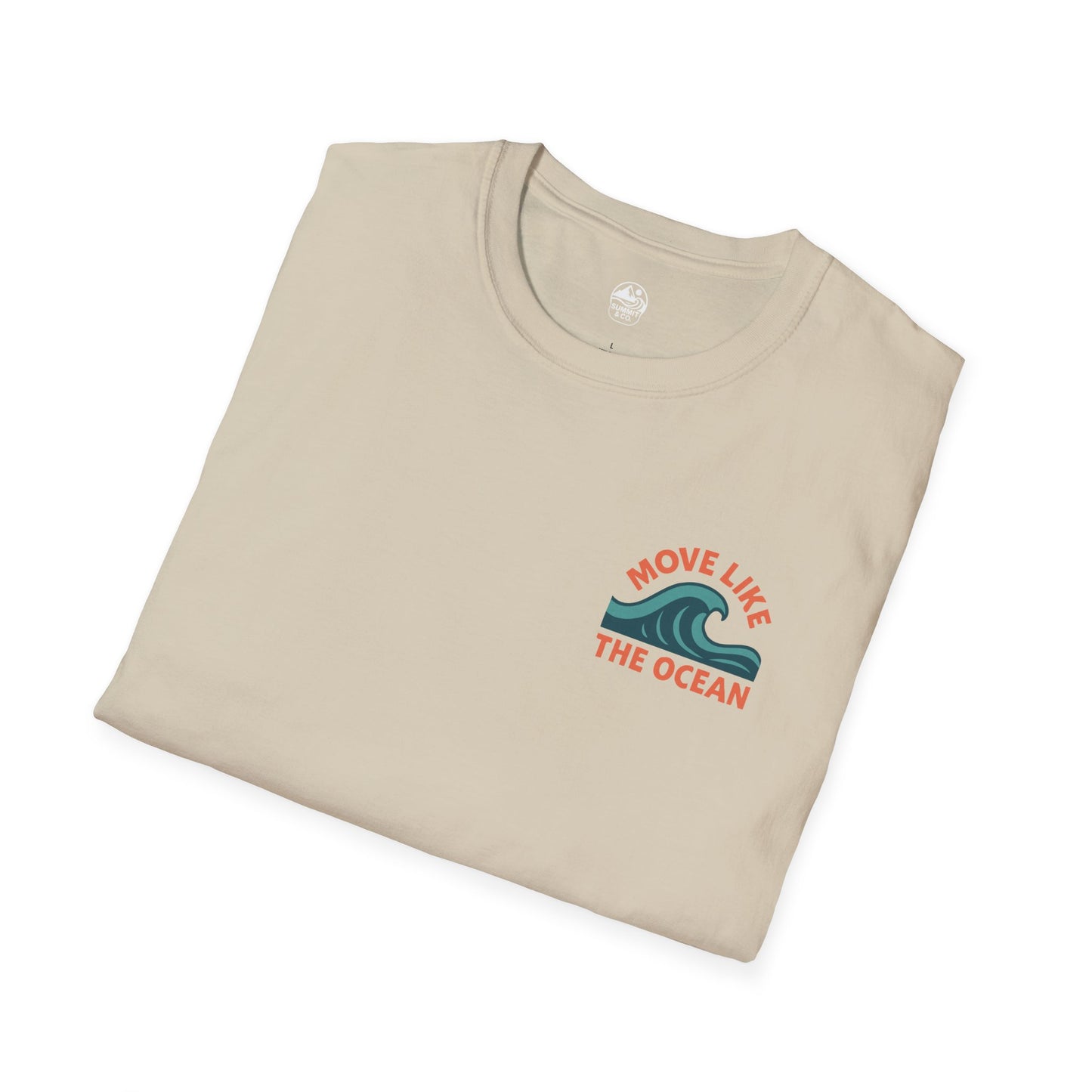 Summit&Co. Softstyle Tee-Surfer Woman (w/Back Design)