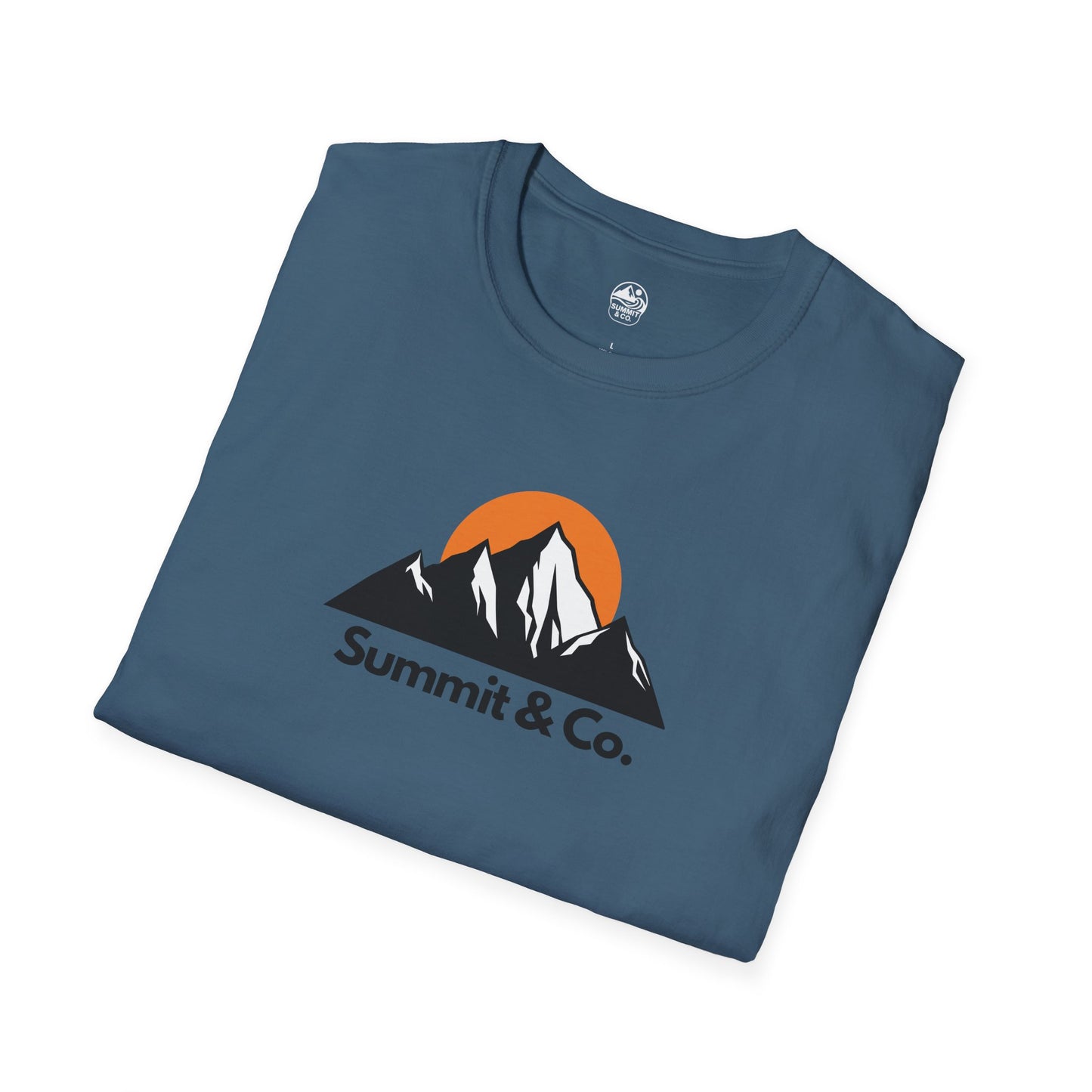 Summit&Co. Softstyle Tee-Mountain& Sun