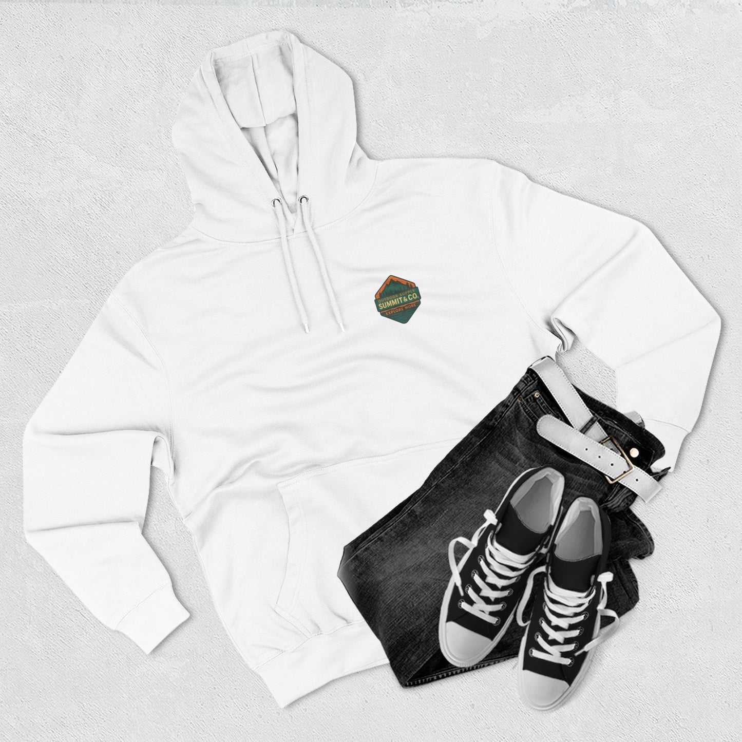 Summit & Co. Three-Panel Fleece Hoodie