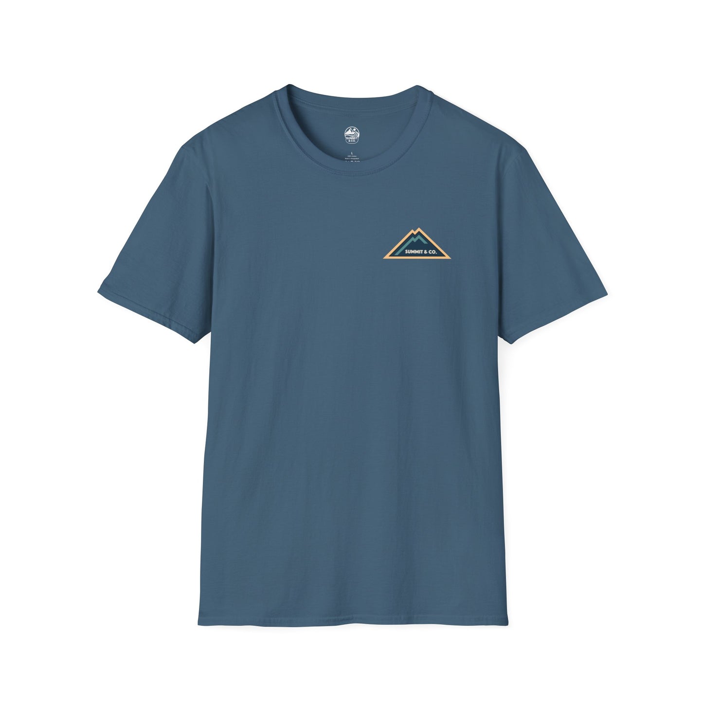 Summit&Co. Softstyle Tee-Mountain& Line