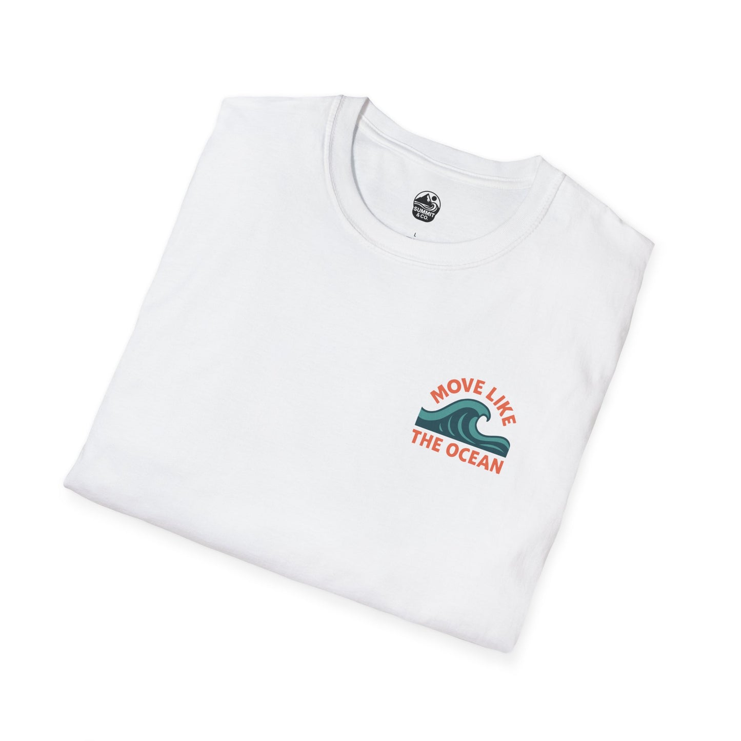 Summit&Co. Softstyle Tee-Surfer Woman (w/Back Design)