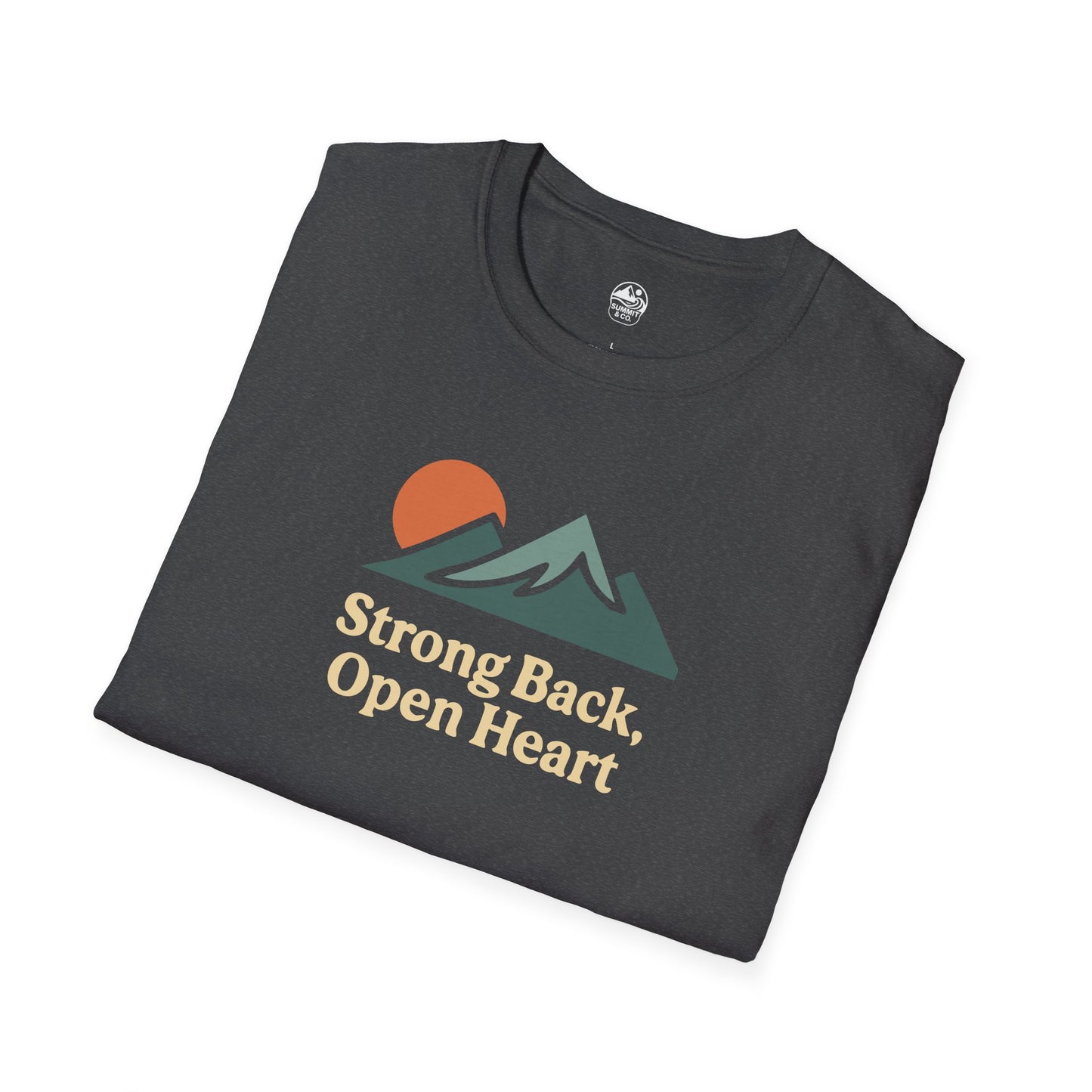 Summit&Co. Softsyle Tee-Strong Back Transparan