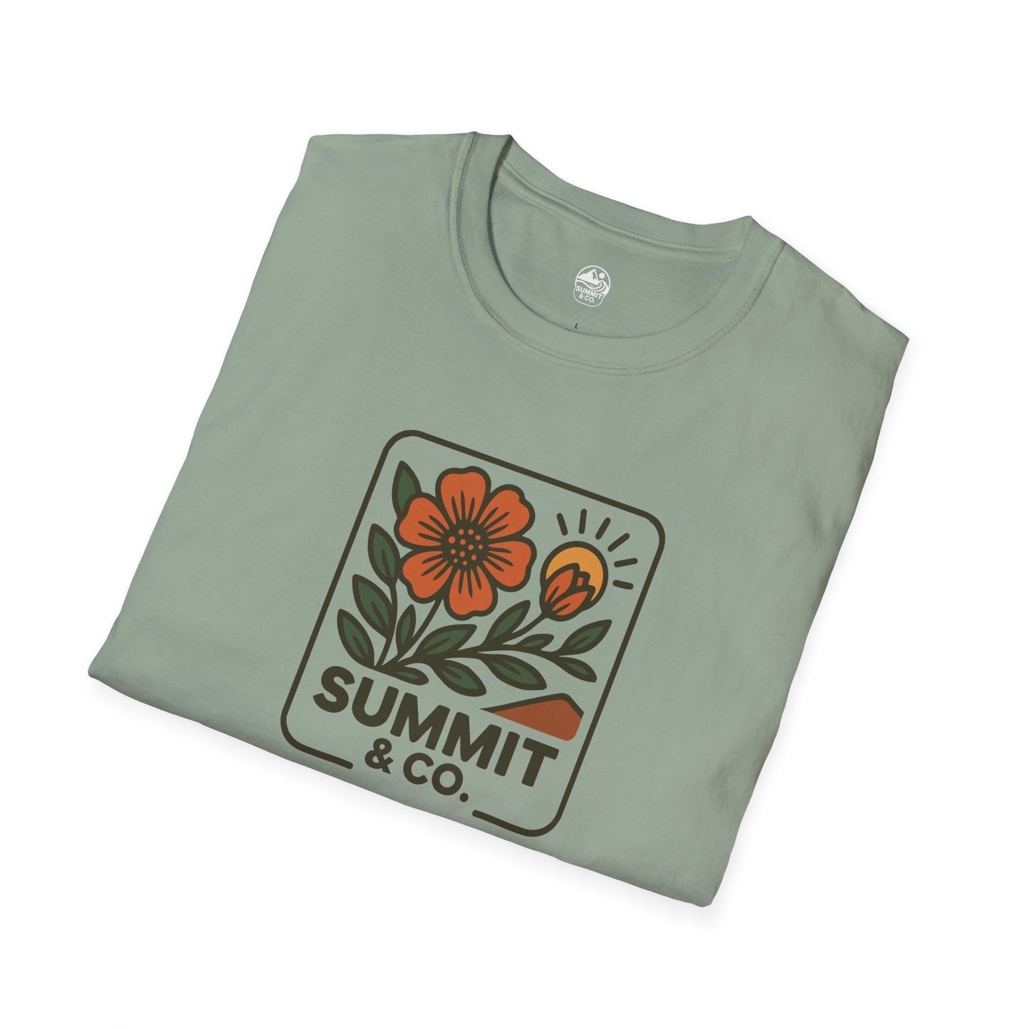 Summit&Co. Softsyle Tee-Flowers