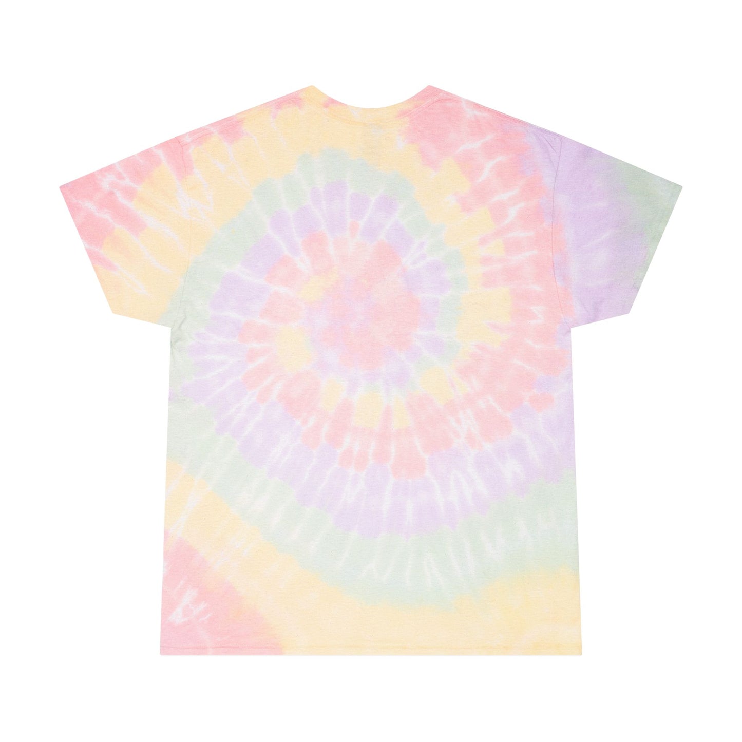 Pastel Tie-Dye Tee with Butterfly Embroidery