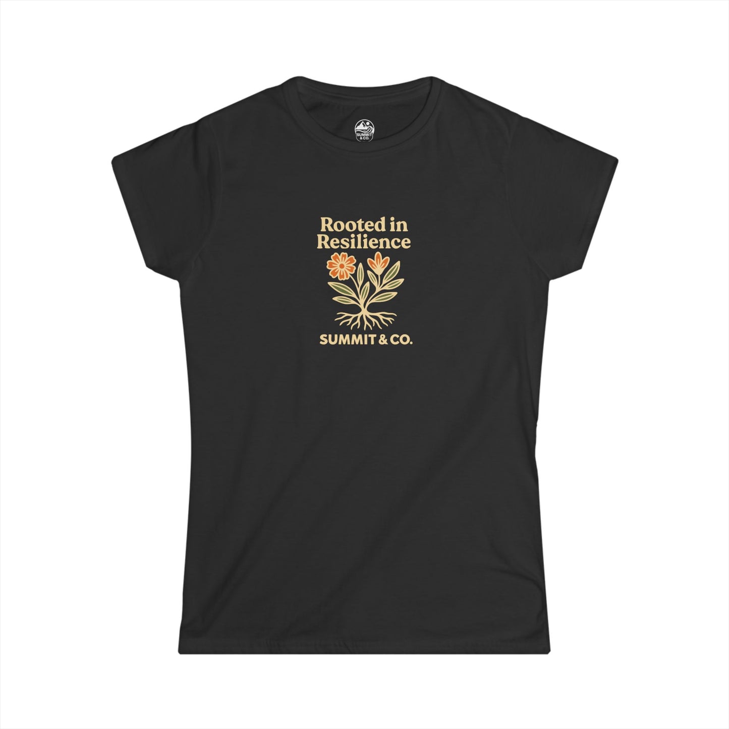 Summit&Co. Women's Slim Rooted In Resillience Tee