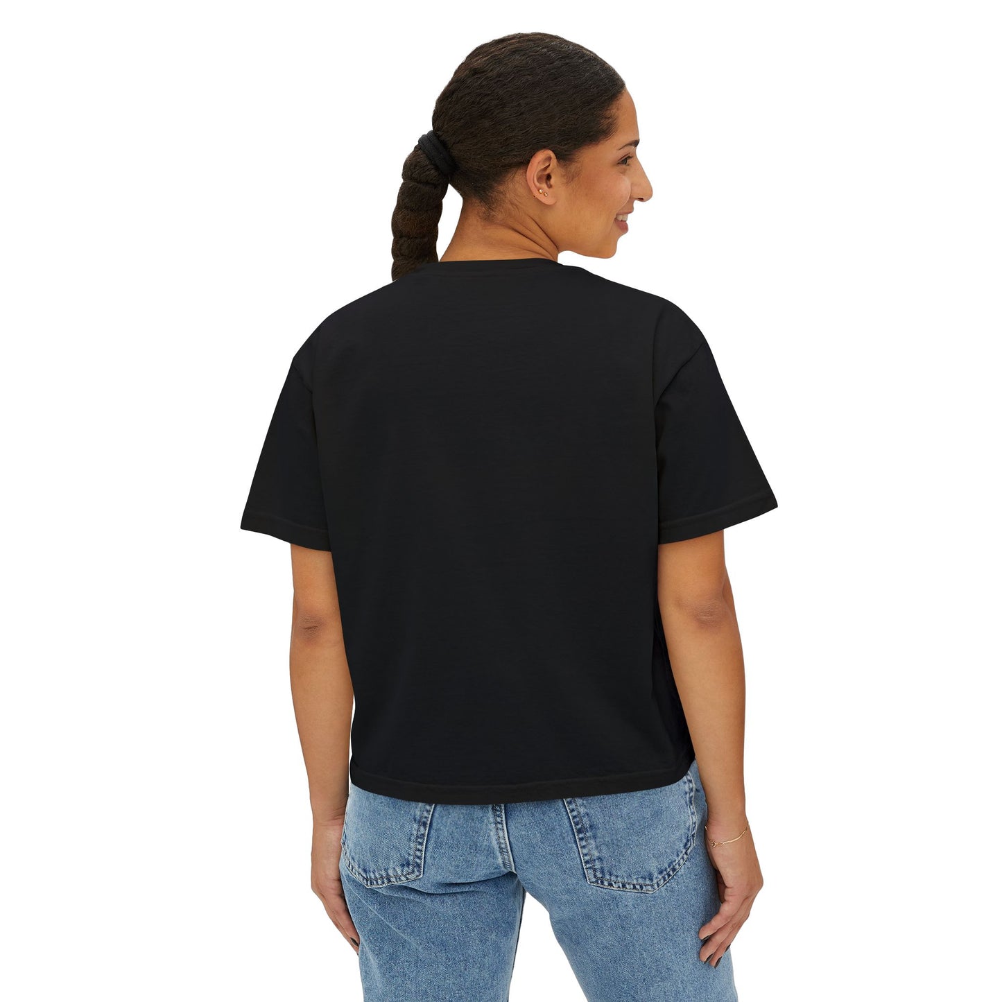 Summit&Co.Women Boxy Tee-Home Is Where You Pitch It