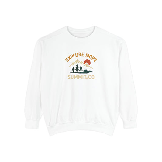 Women's Garment-Dyed Explore More Sweatshirt