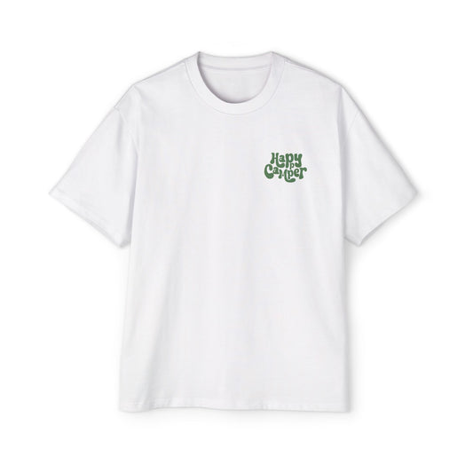 Men's Heavy Oversized Tee - Happy Camper