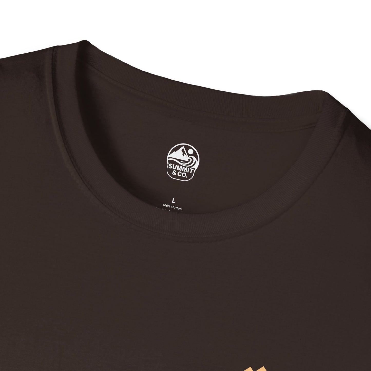 Summit&Co. Softstyle Tee-Mountain& Line