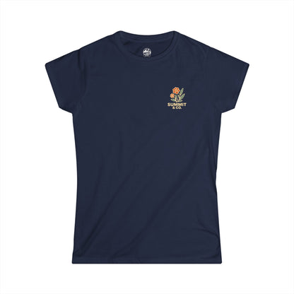 Summit&Co. Women's Slim Floral Tee
