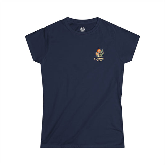 Summit&Co. Women's Slim Floral Tee