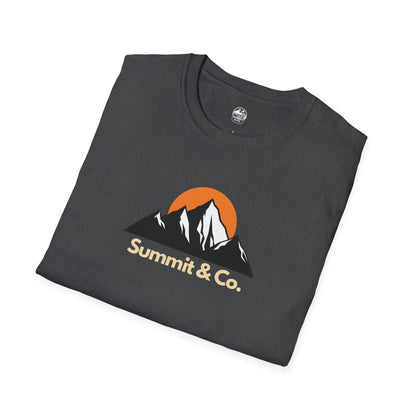 Summit&Co. Softstyle Tee-Mountain& Sun