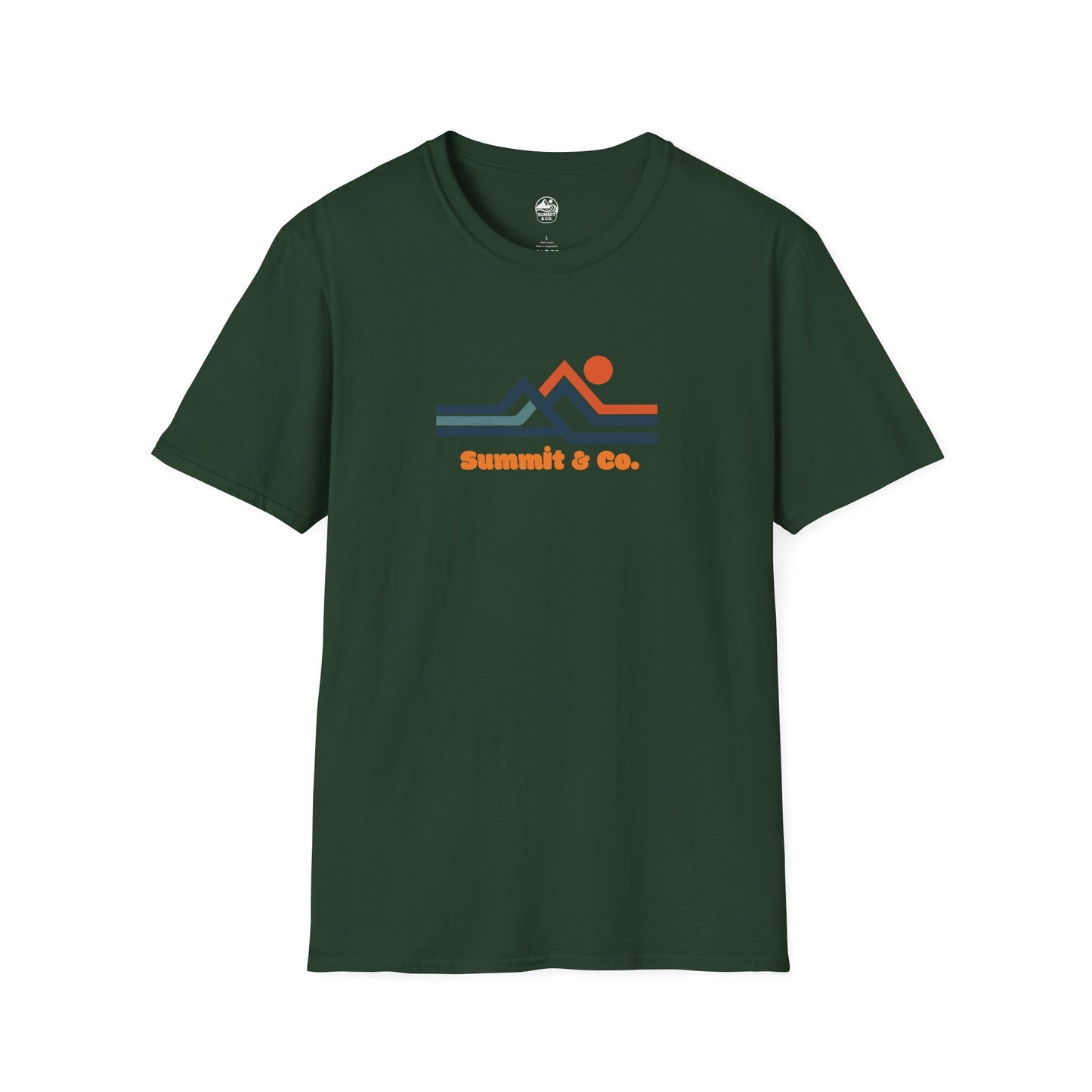 Summit&Co. Softsyle Tee-Abstract Lines