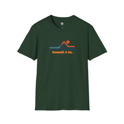 Summit&Co. Softsyle Tee-Abstract Lines