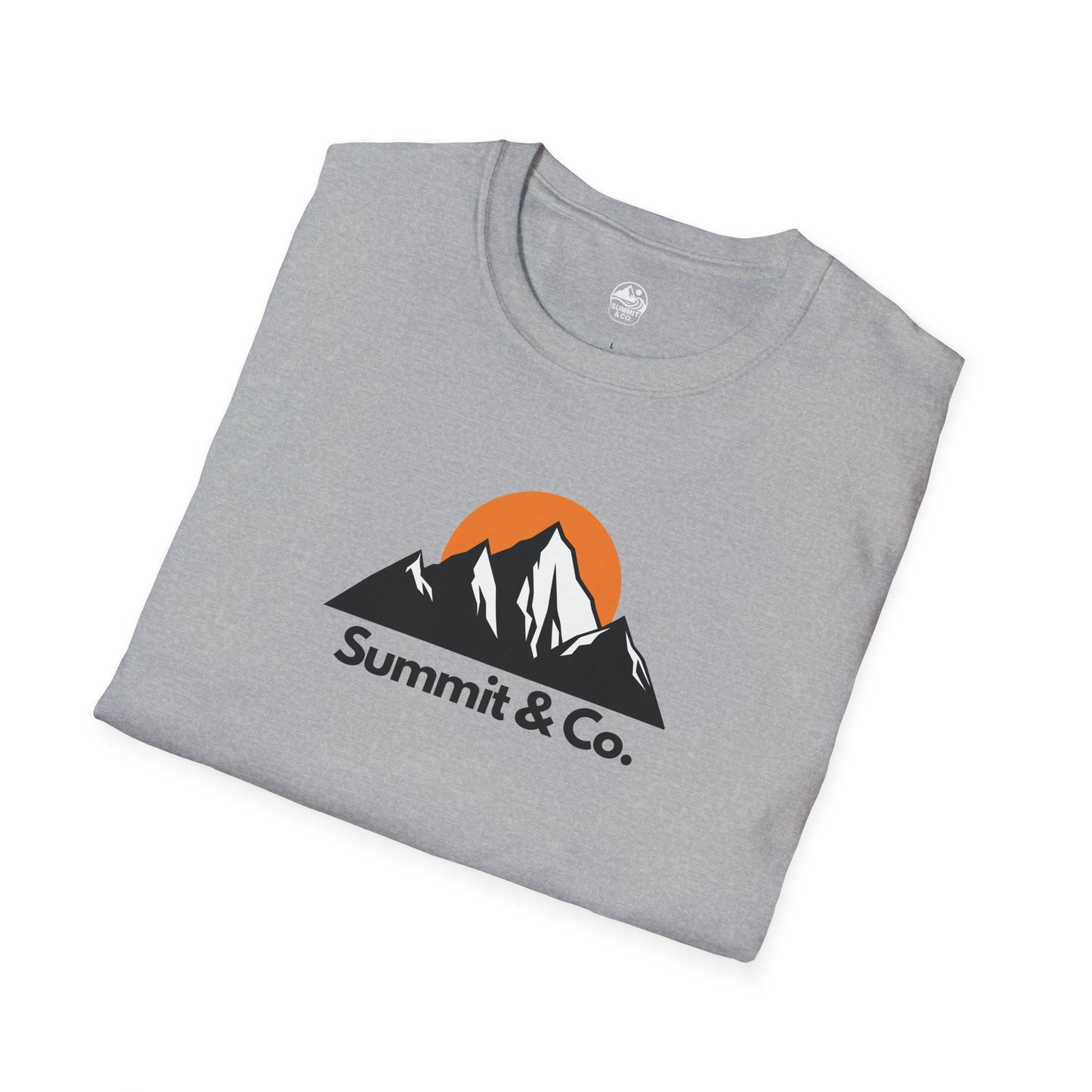 Summit&Co. Softstyle Tee-Mountain& Sun
