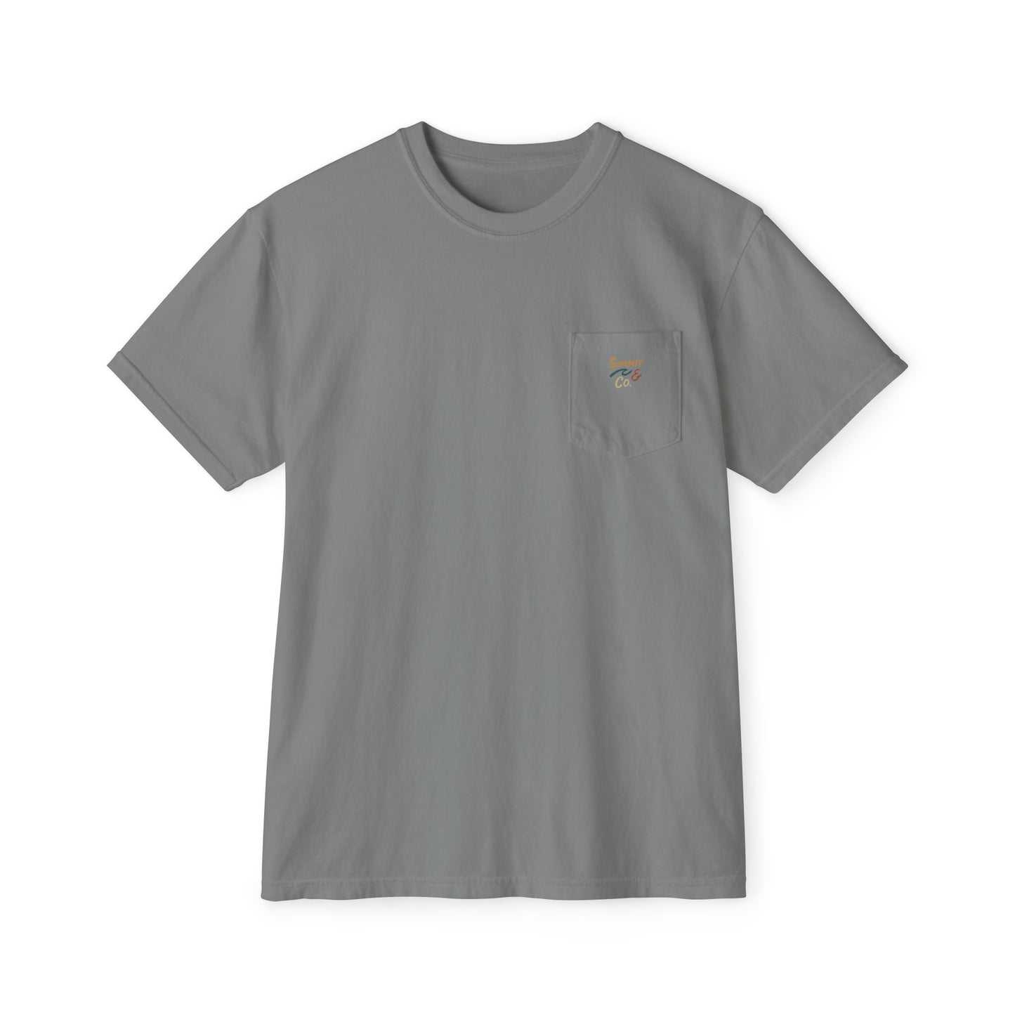Comfortable Women's Pocket T-Shirt | Brushed Logo