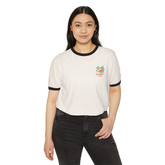 Summit&Co. Women's Ringer Watermelon Tee