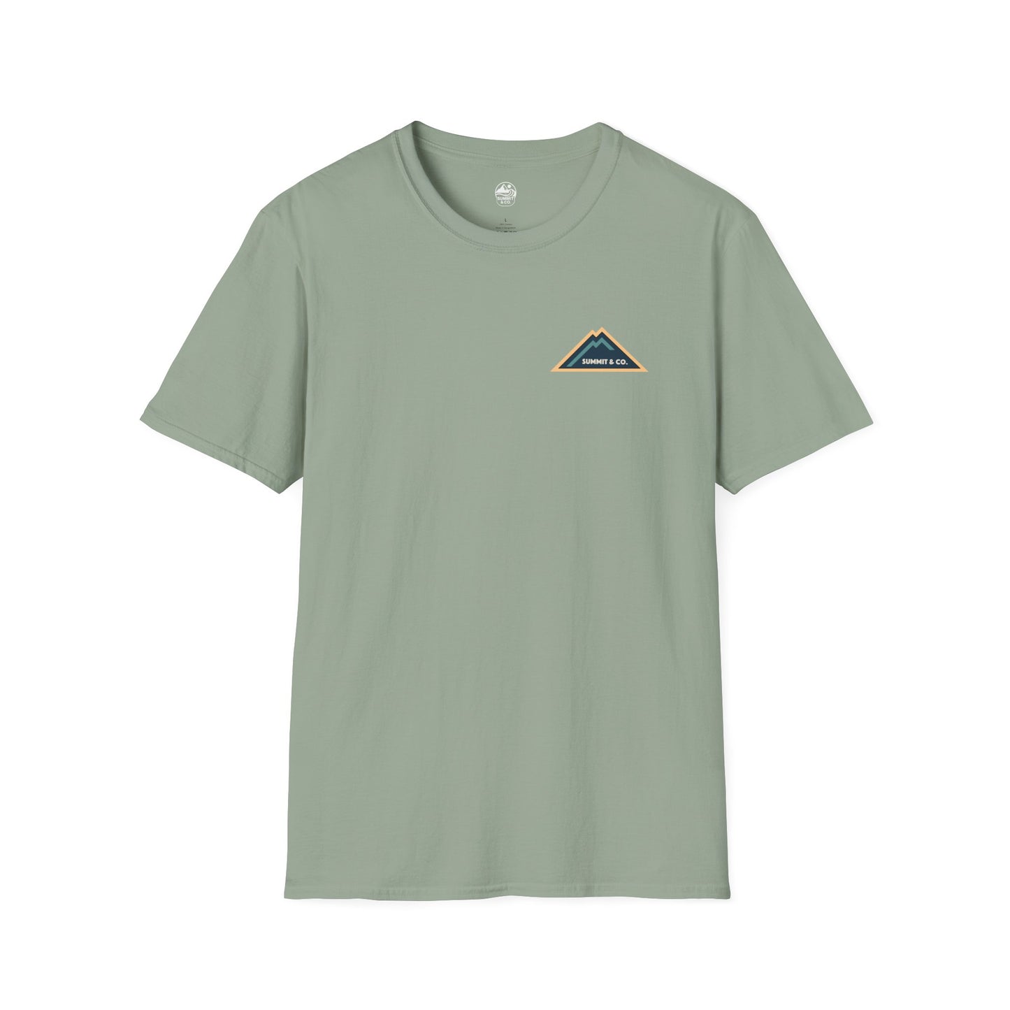 Summit&Co. Softstyle Tee-Mountain& Line