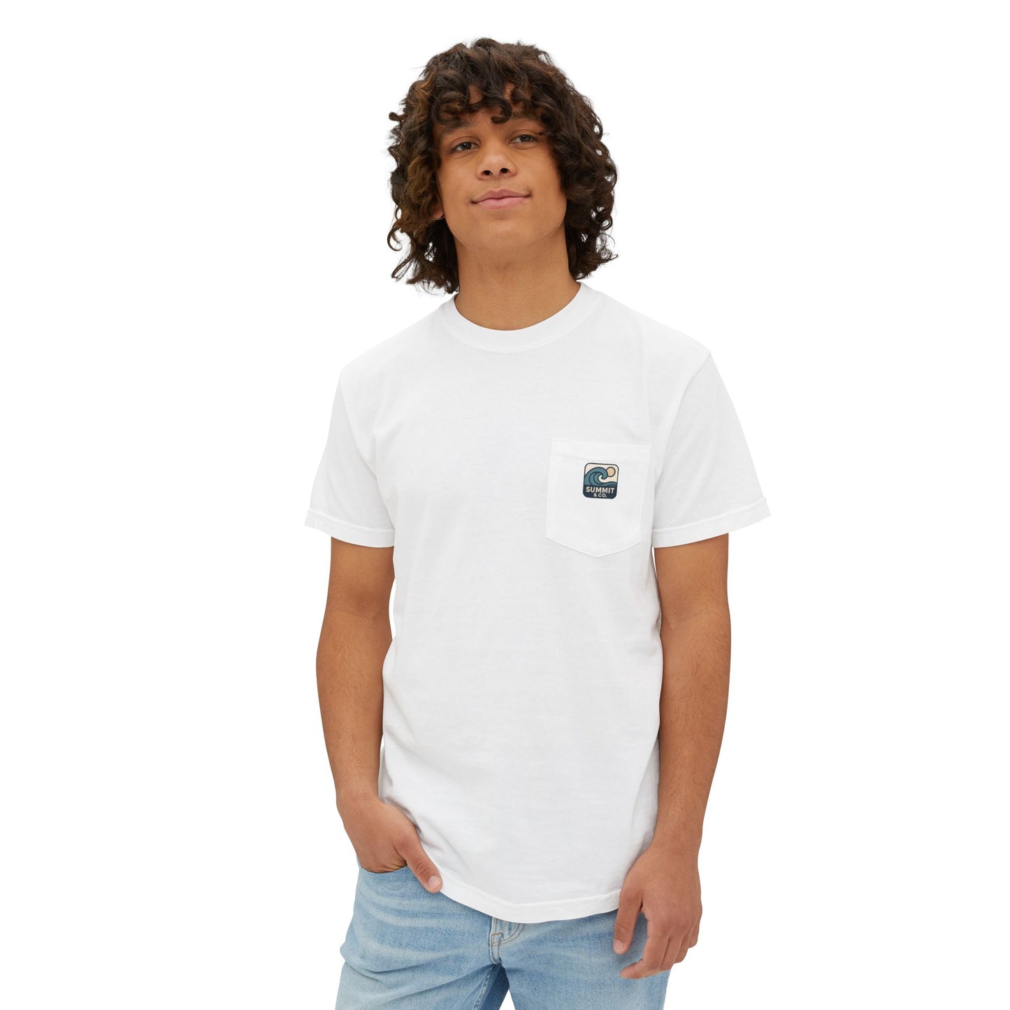 Comfortable Women's Pocket T-Shirt | Blue
