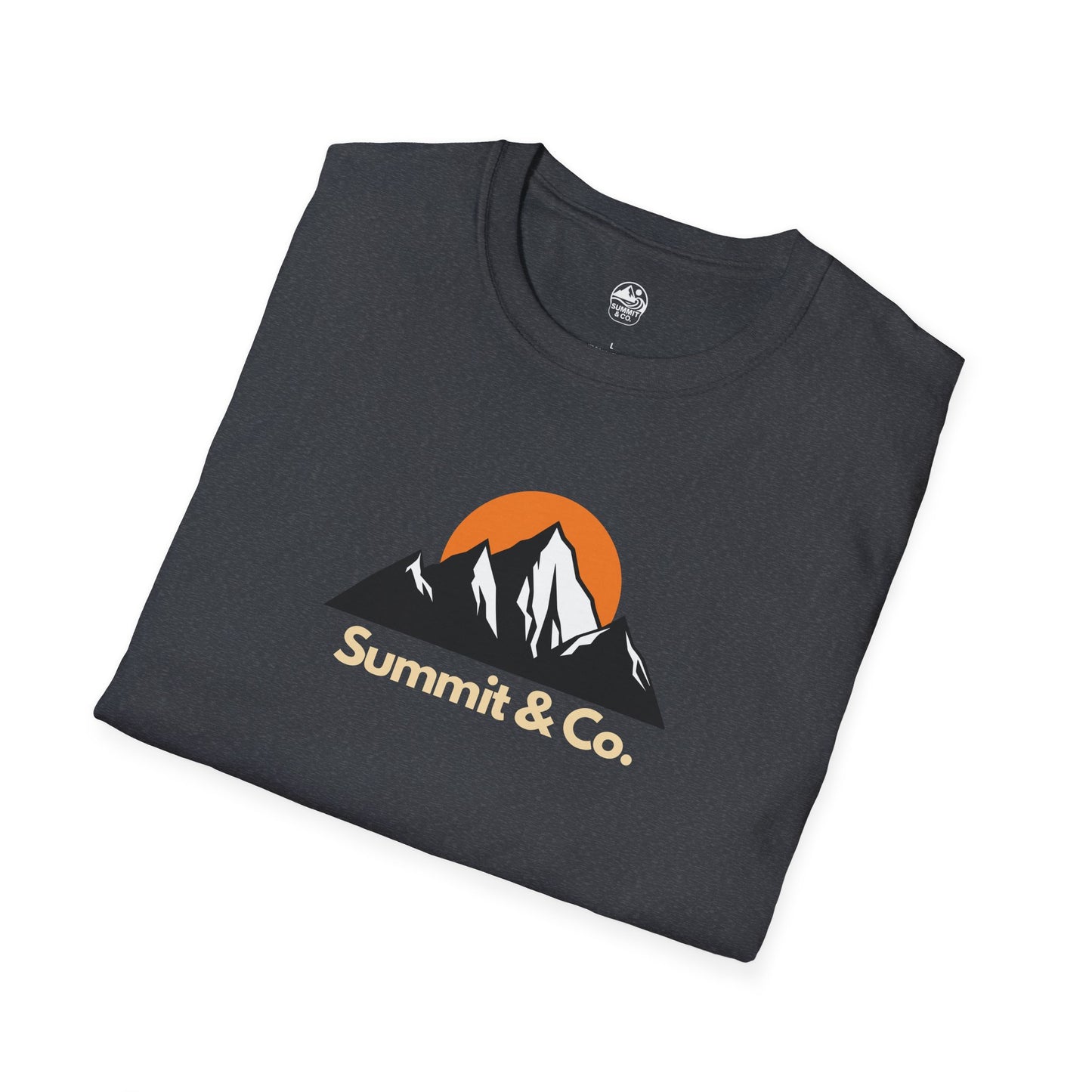 Summit&Co. Softstyle Tee-Mountain& Sun