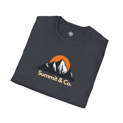 Summit&Co. Softstyle Tee-Mountain& Sun