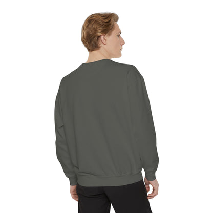Women's Garment-Dyed Sweatshirt - Happy Camper nVintage Style Cozy Top for All Occasions