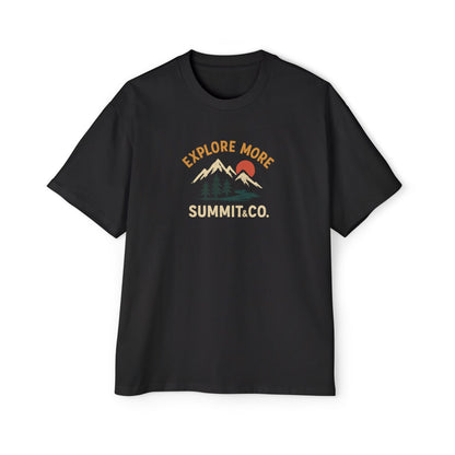 Men's Heavy Oversized Tee-Explore More