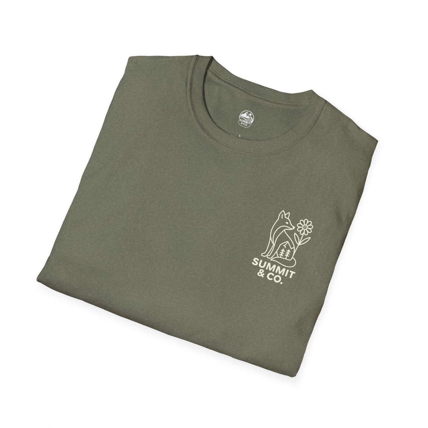 Summit&Co. Women's Softstyle Minimal Fox Tee