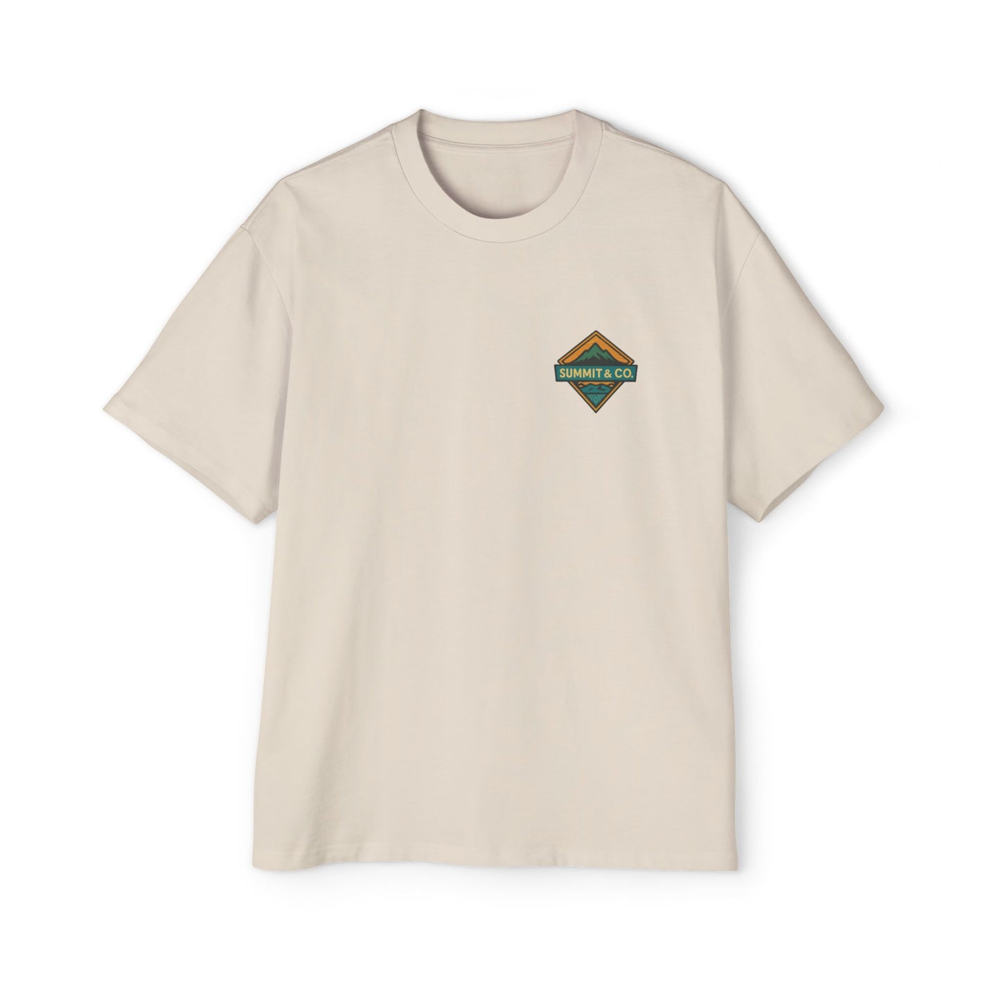 Men's Heavy Oversized Tee-Diamond Logo