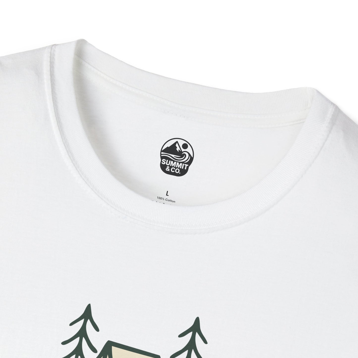 Summit&Co. Softstyle Tee-Camp More Worry Less