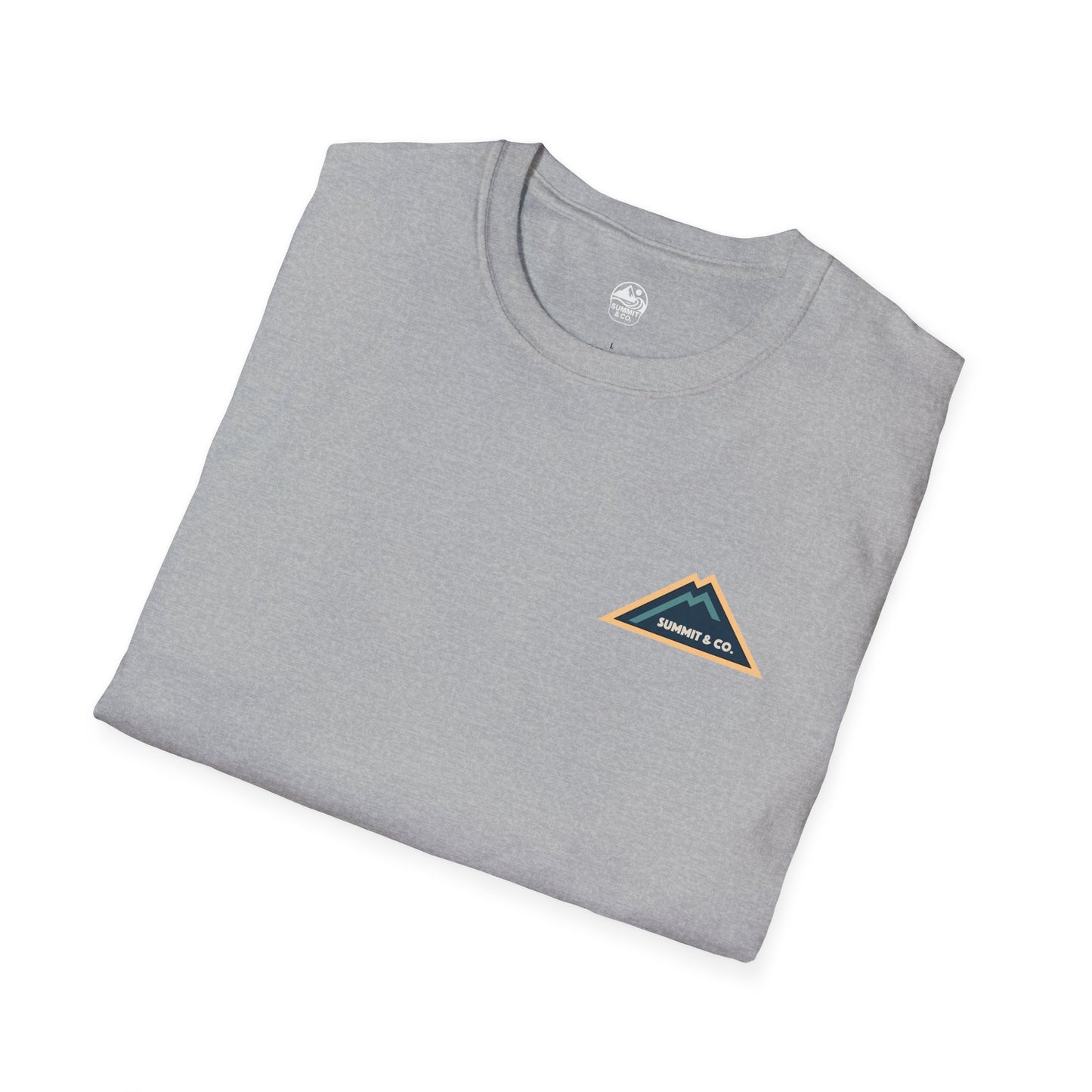 Summit&Co. Softstyle Tee-Mountain& Line