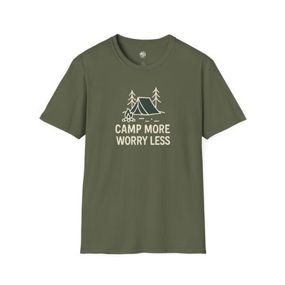 Summit&Co. Softstyle Tee-Camp More Worry Less