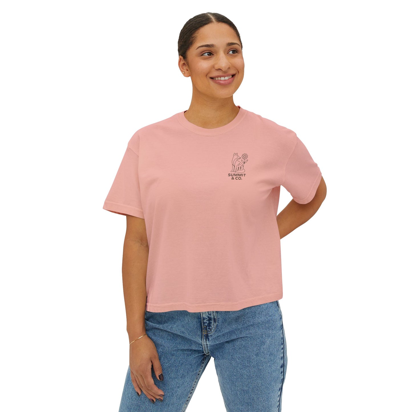 Summit&Co .Fox Women Boxy Tee